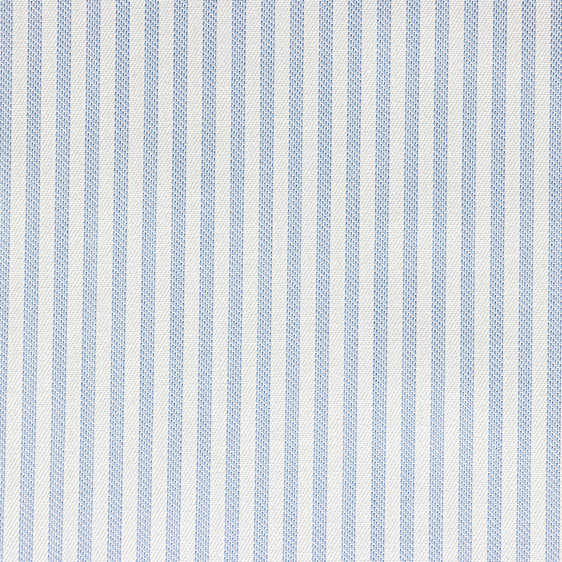 Juliette Bengal Stripe  White / Skyblue