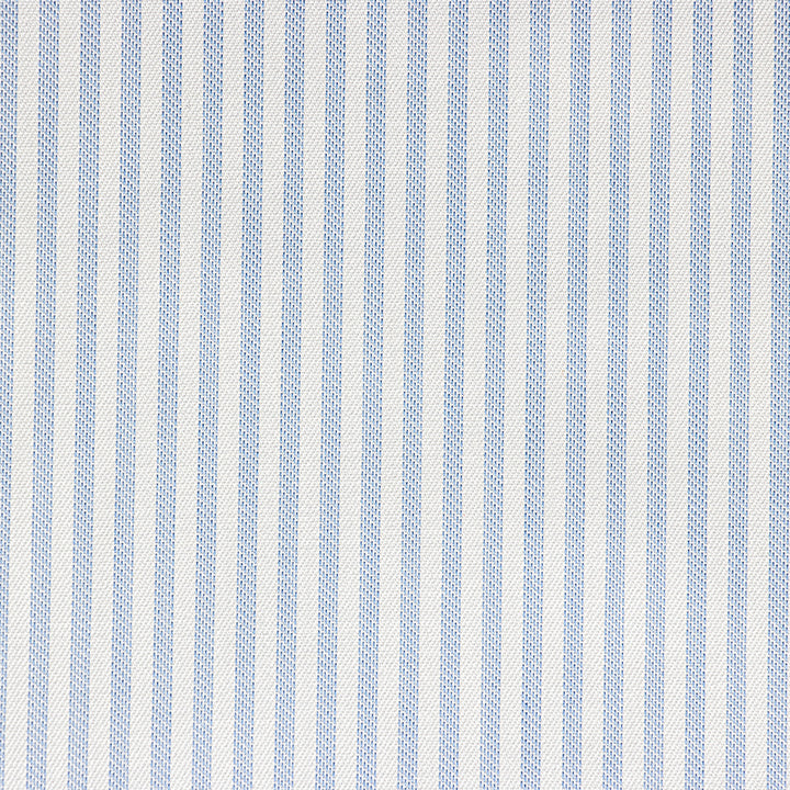 Juliette Bengal Stripe  White / Skyblue
