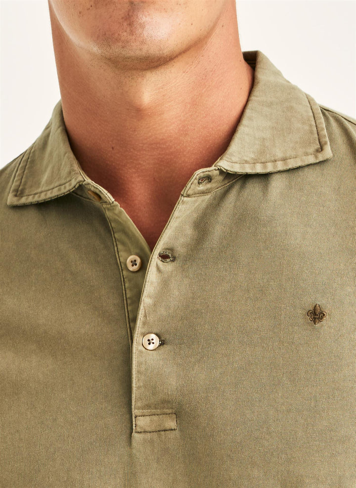 Harland LS Polo Shirt  Olive