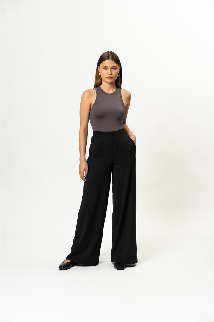Asana Wide Pant 32"L  Black