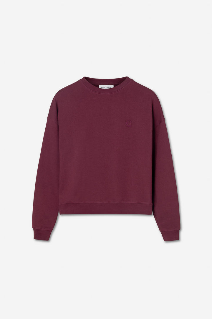 Mara Sweatshirt  Deep Plum