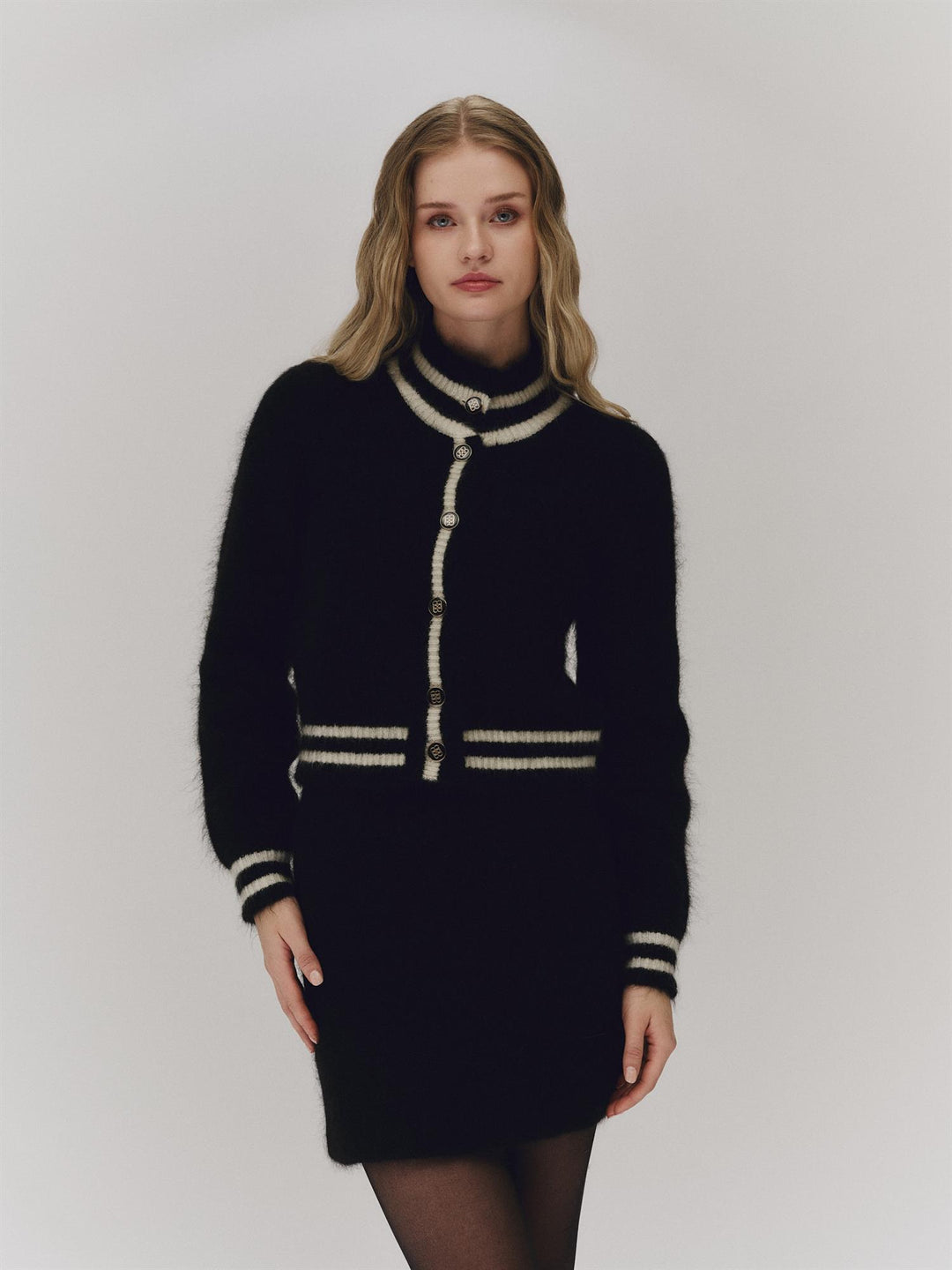 Jane Chunky Skirt  Black