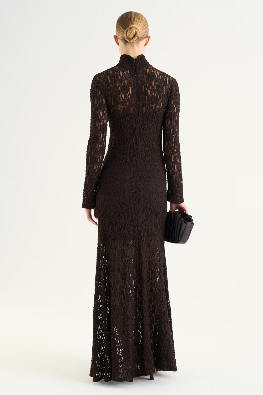 Janasia Lace Dress  Mocha Brown