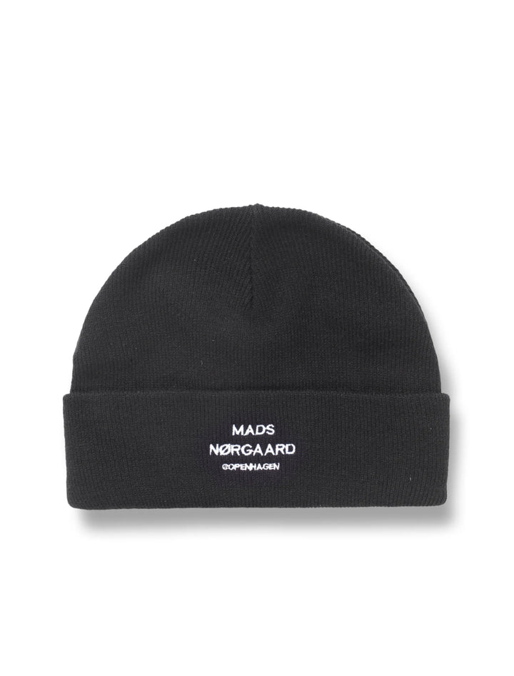 Isak Ambas Logo Beanie  Black