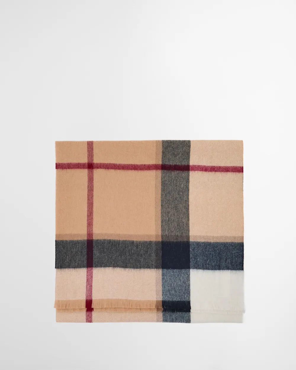 Barbour Rosefield Tartan Scarf  Hessian Tartan