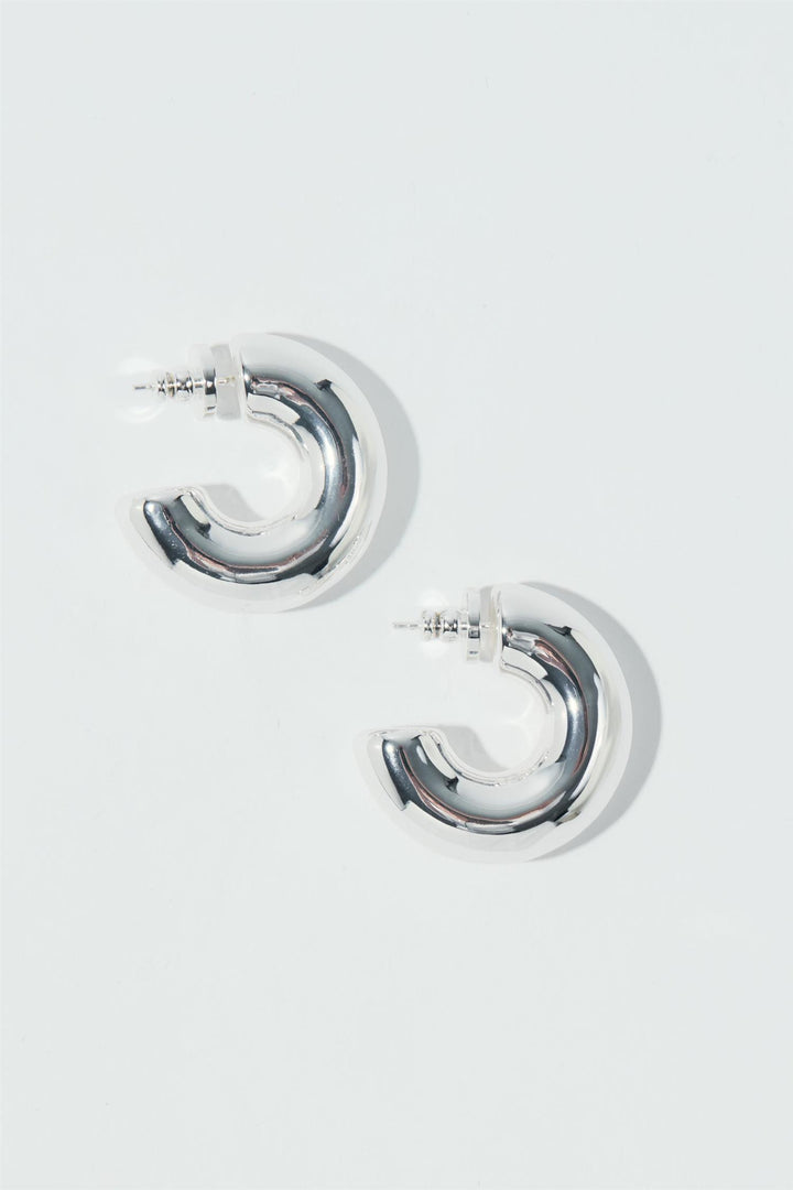 Eclipse Hoops  Silver