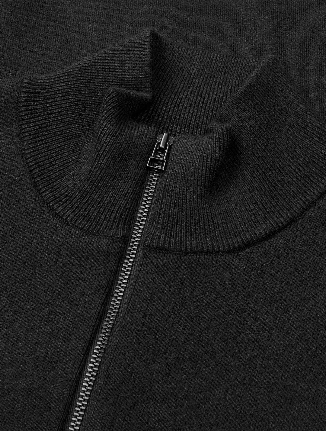 Urban Chase Half Zip Knit  Black