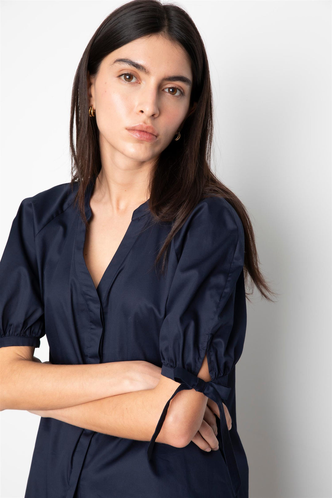 Liza Blouse  Navy