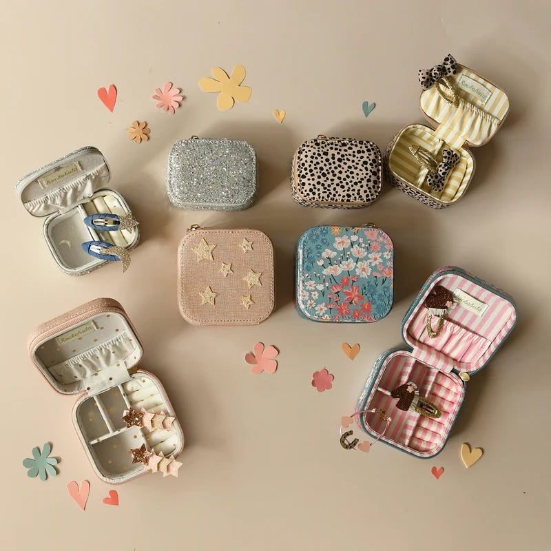 SHIMMER STAR SQUARE JEWELLERY BOX  Gull/Rosa
