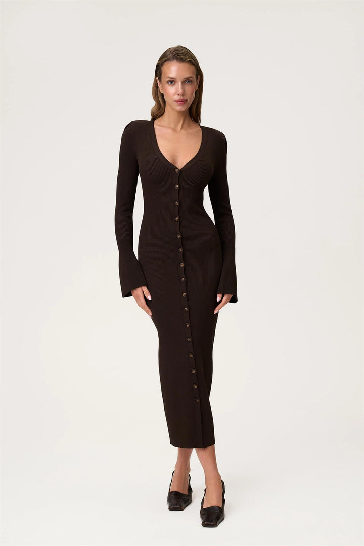 MILANO DRESS  Brown