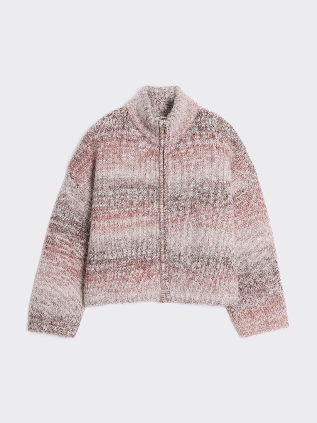 Tine Gradient Cardigan  Burgundy Mix