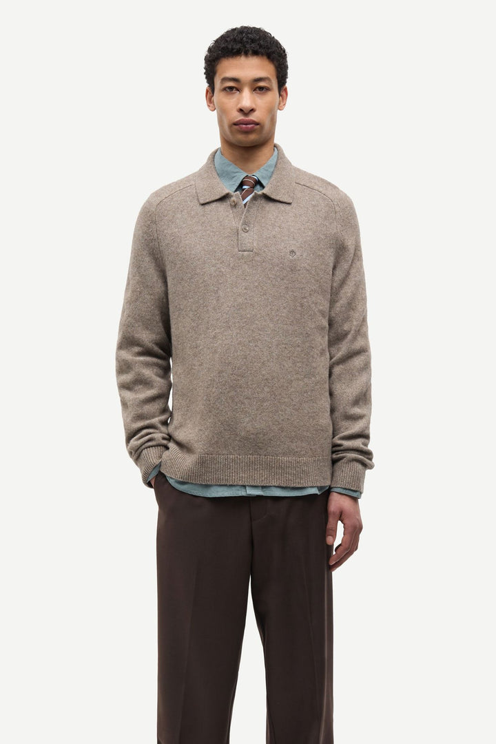 Safrans Polo 15722  Lead Gray Mel.