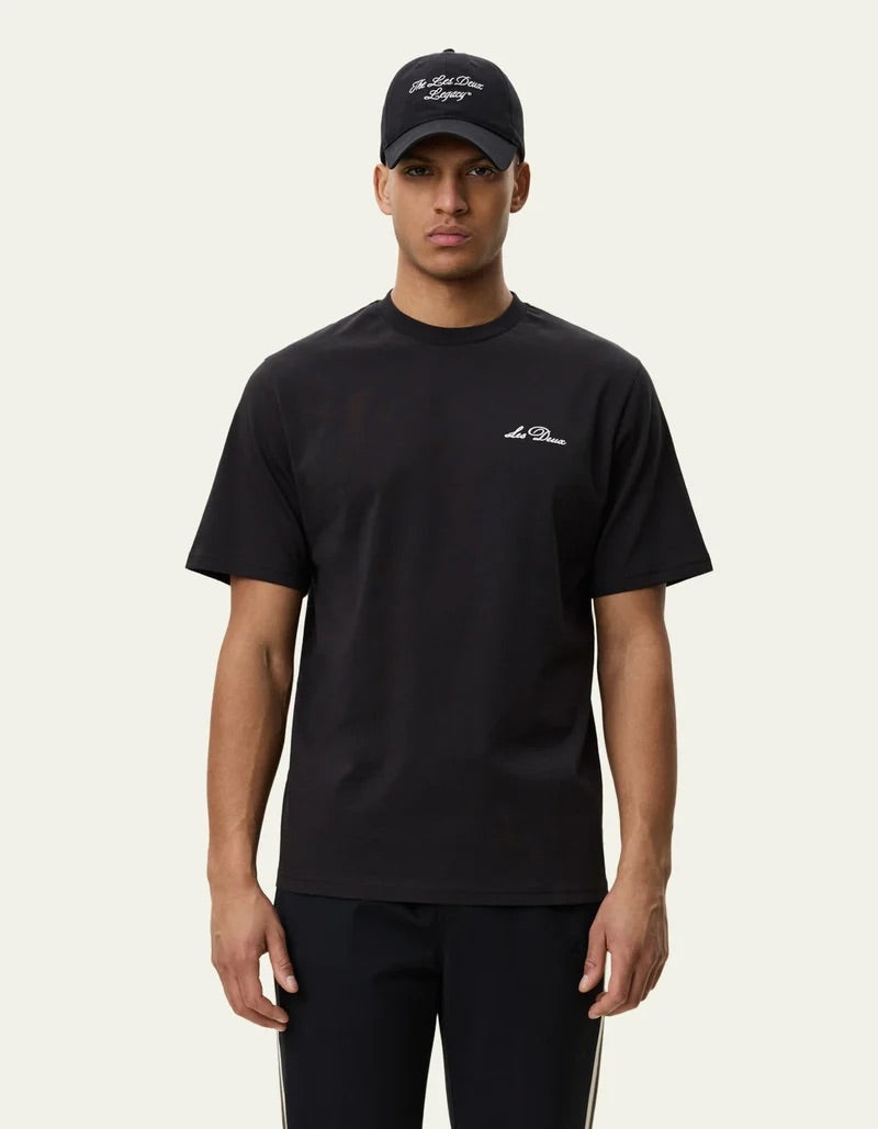 Signature Print T-Shirt  Black
