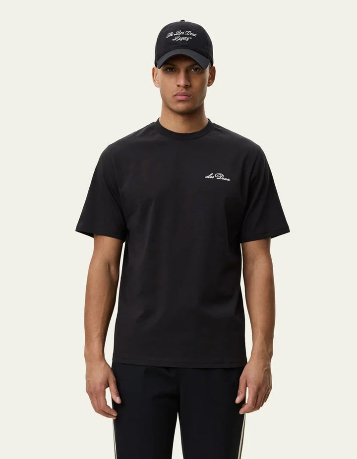 Signature Print T-Shirt  Black