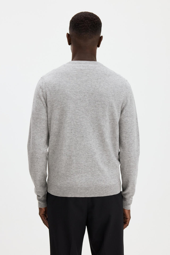 cotton merino sweater  Light Grey Melange