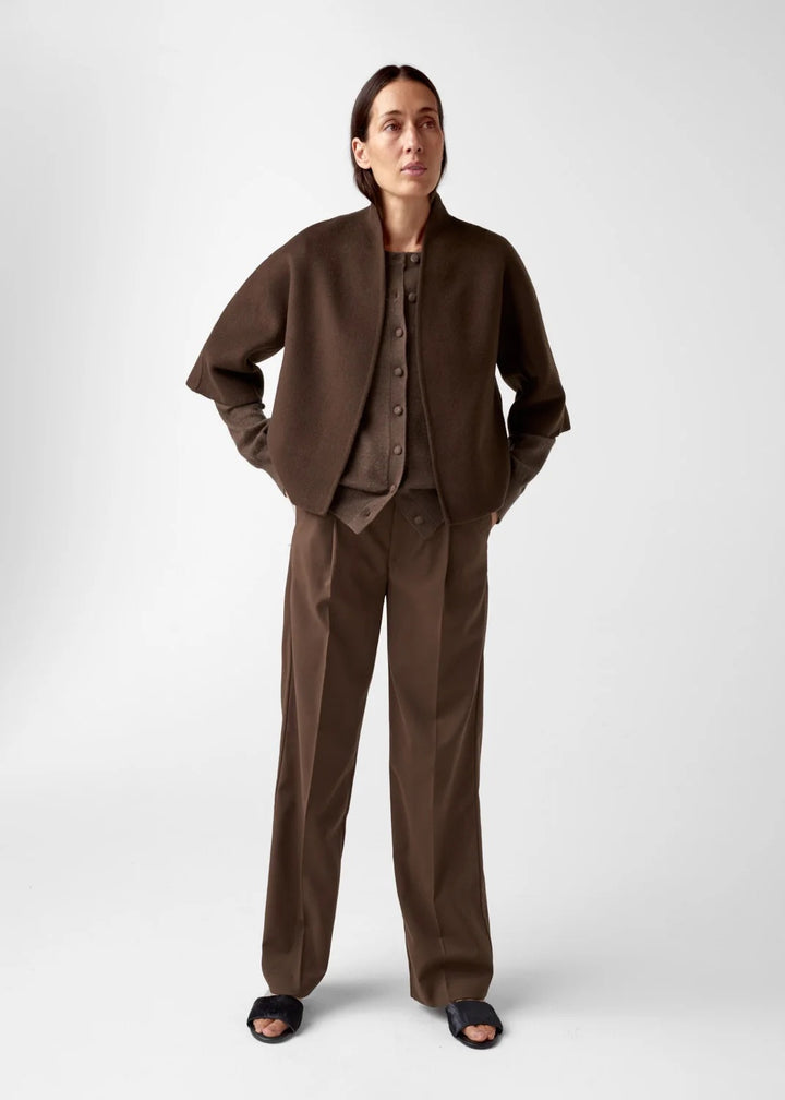 Kira Wool Jacket  Espresso