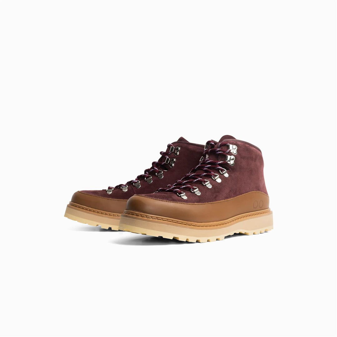 Core Cap Suede  Cognac Wine