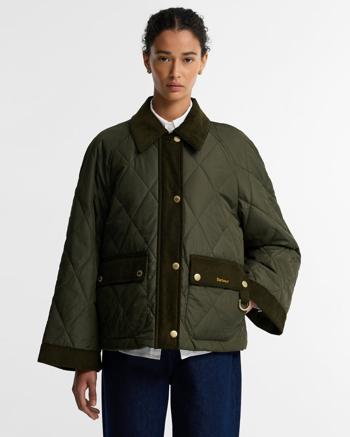 Barbour Kilnwick Quilt  Olive/Shadow Classic