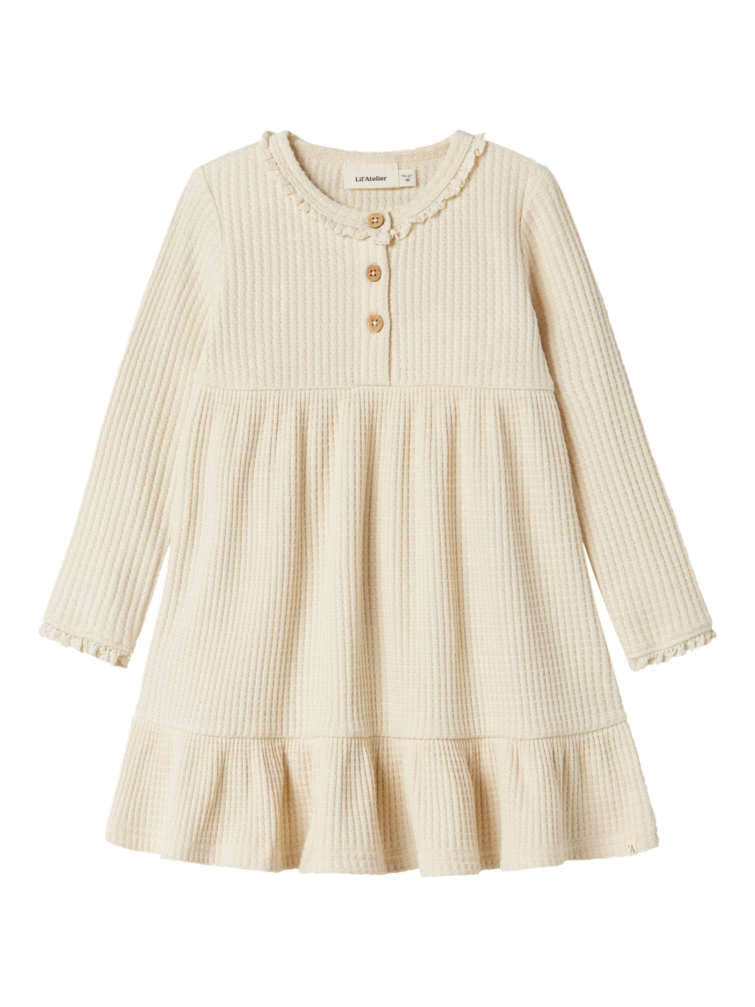 NMFOSANNE LS DRESS LIL  Offwhite