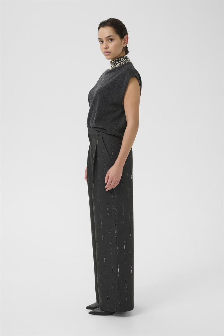 GZmanzi deco waistcoat  Deep Graphite Melange