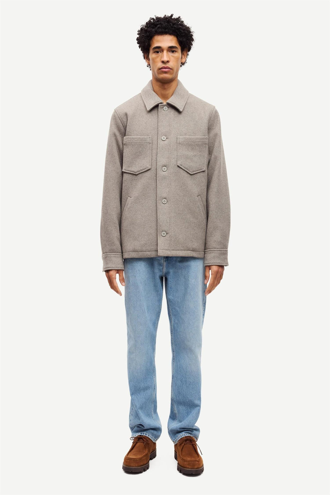 Pally Shirt Jacket 14163  Elephant Skin
