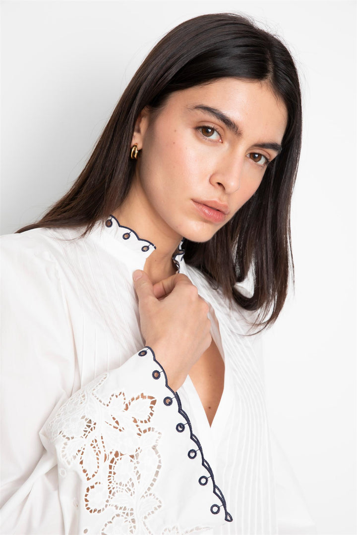 Lynn Blouse  White