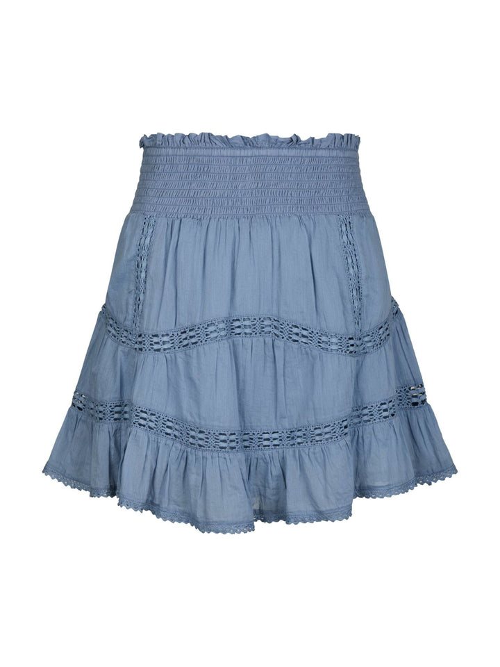 Robby S Voile Skirt  Smoke Blue