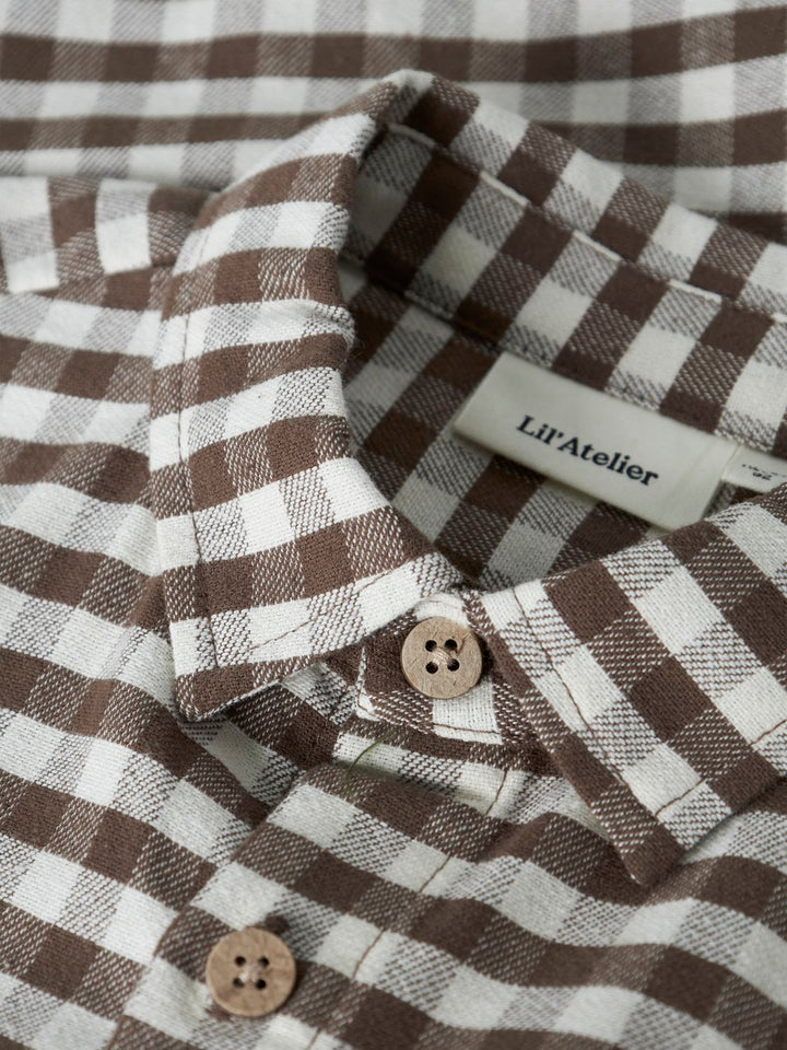 Noki Ls Loose Shirt  Mellombrun