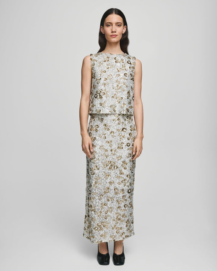 Mschmagnolia Hw Skirt Emb  Multicolor
