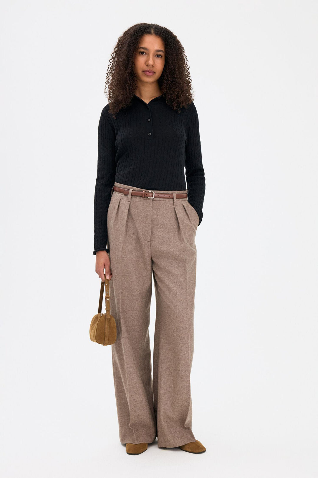 paloma flannel trousers  Driftwood