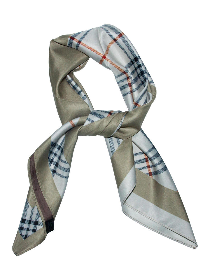 SKJERF DOBBELTSIDE RUTET  Beige
