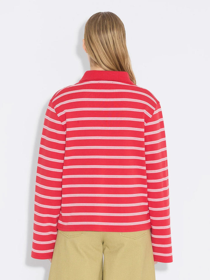 Sunny Polo  Red Stripe