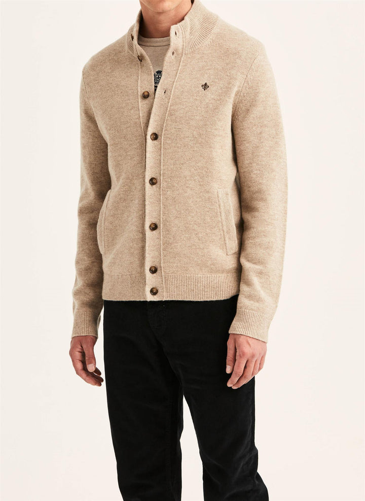 Hertford button cardigan  Khaki