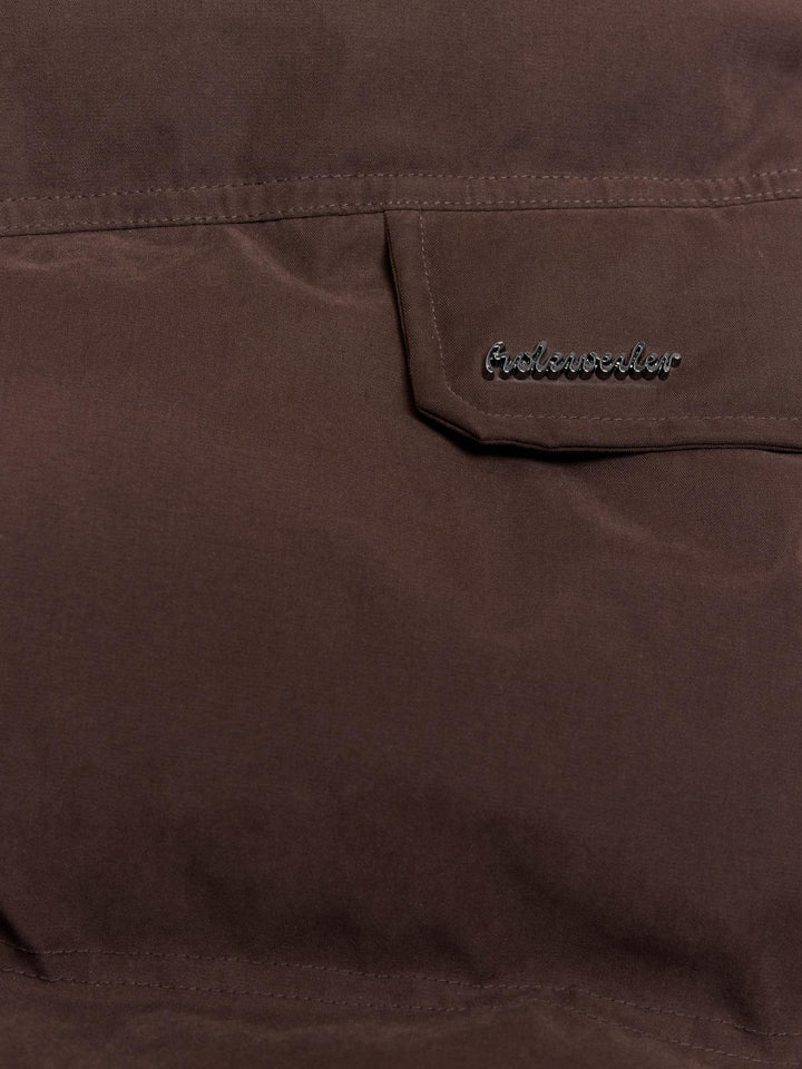 Steilia Brushed Down Jkt  Brown