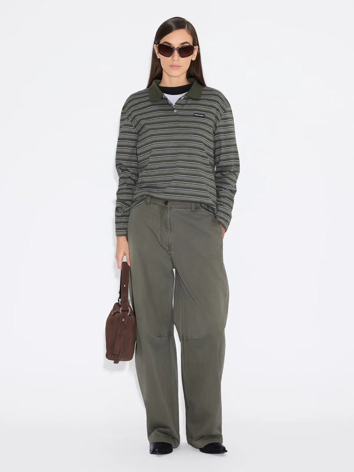SUNNY POLO  Green Stripe