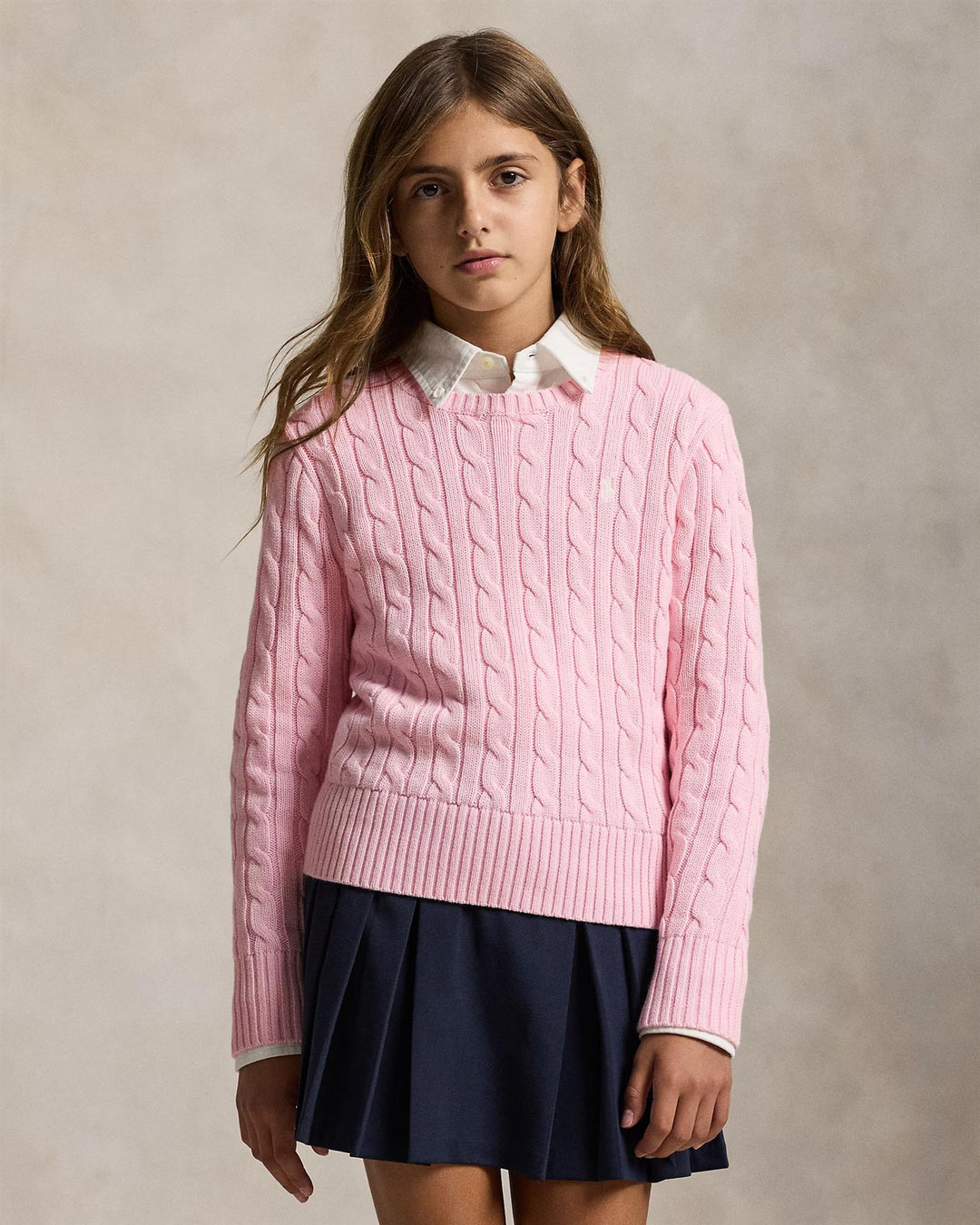 MINI CABLE-TOPS-SWEATER  Hint O Pnk