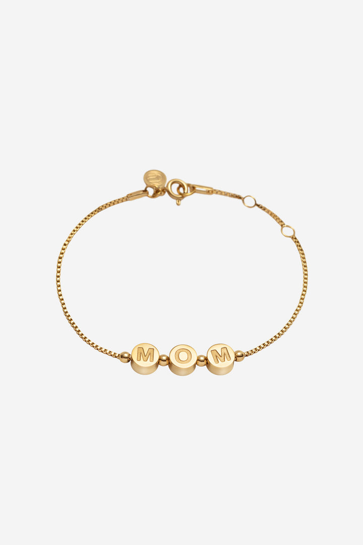 The Mom Bracelet  Gold