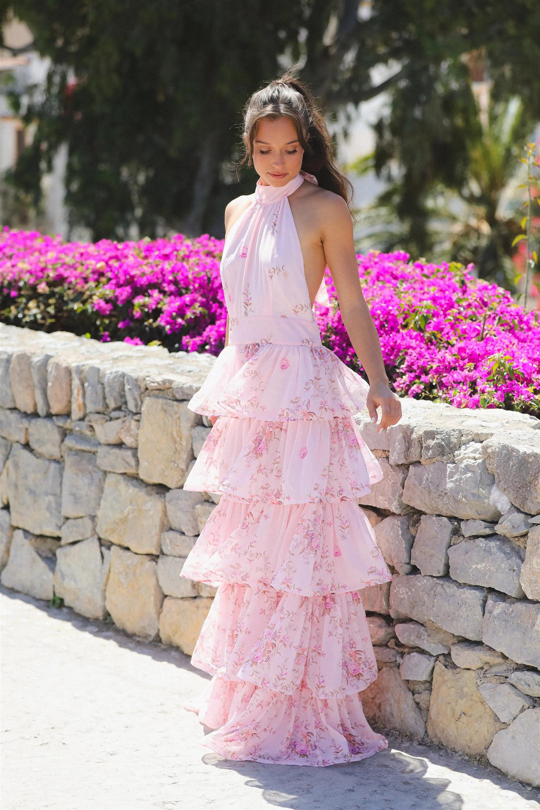 Angeline Maxi Dress  Blush Bloom