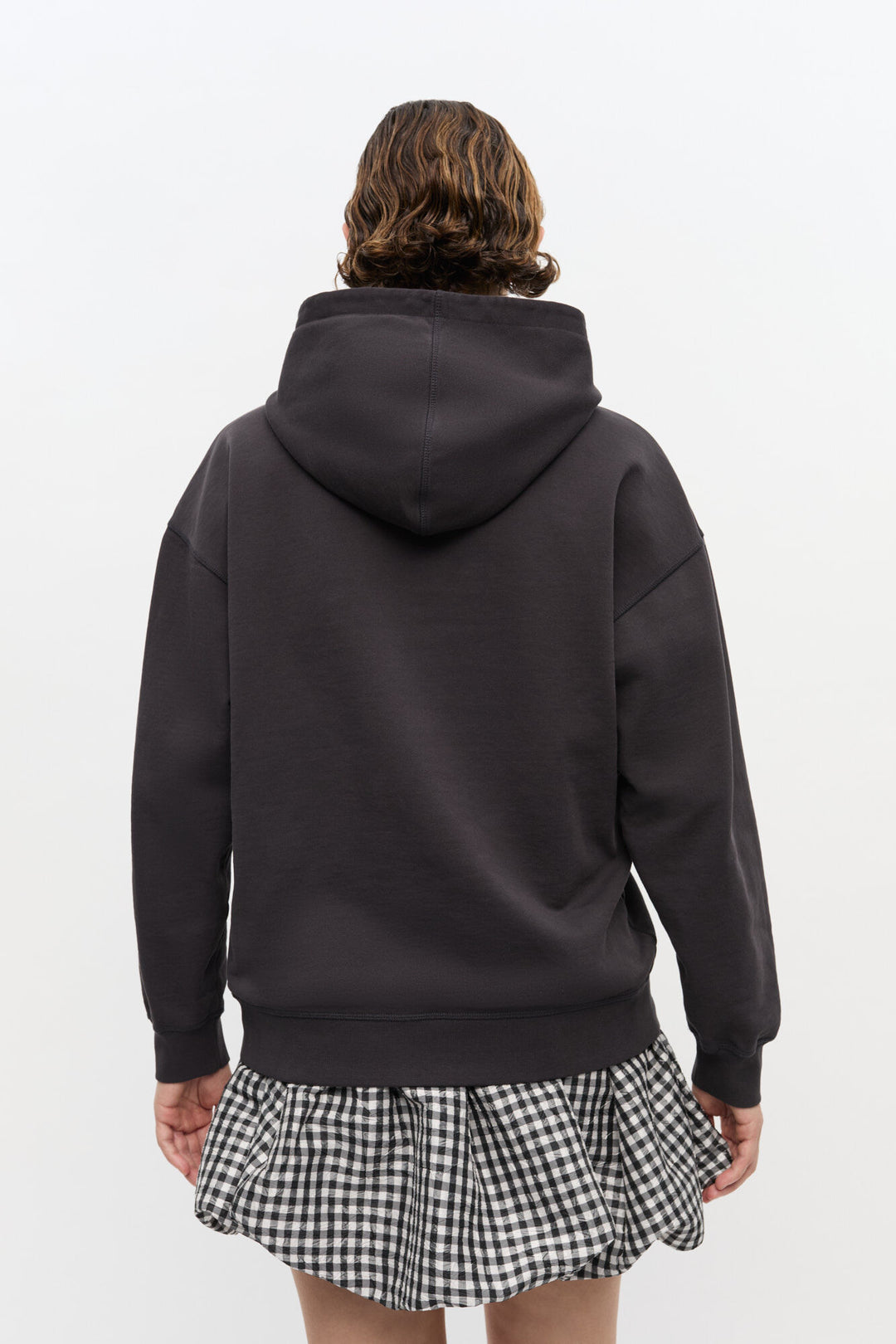 ISOLI OVERSIZE ANIMAL CROP HOODIE  Phantom 252