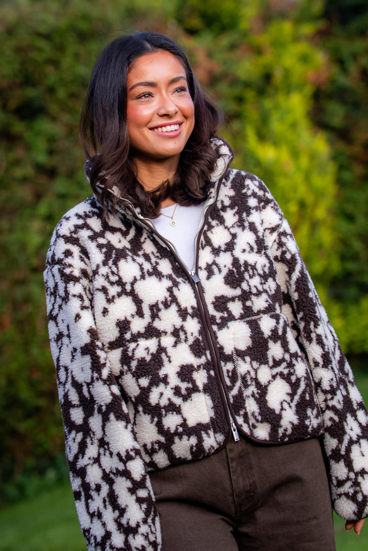 Rype Fleece Jacket  Brown Mix