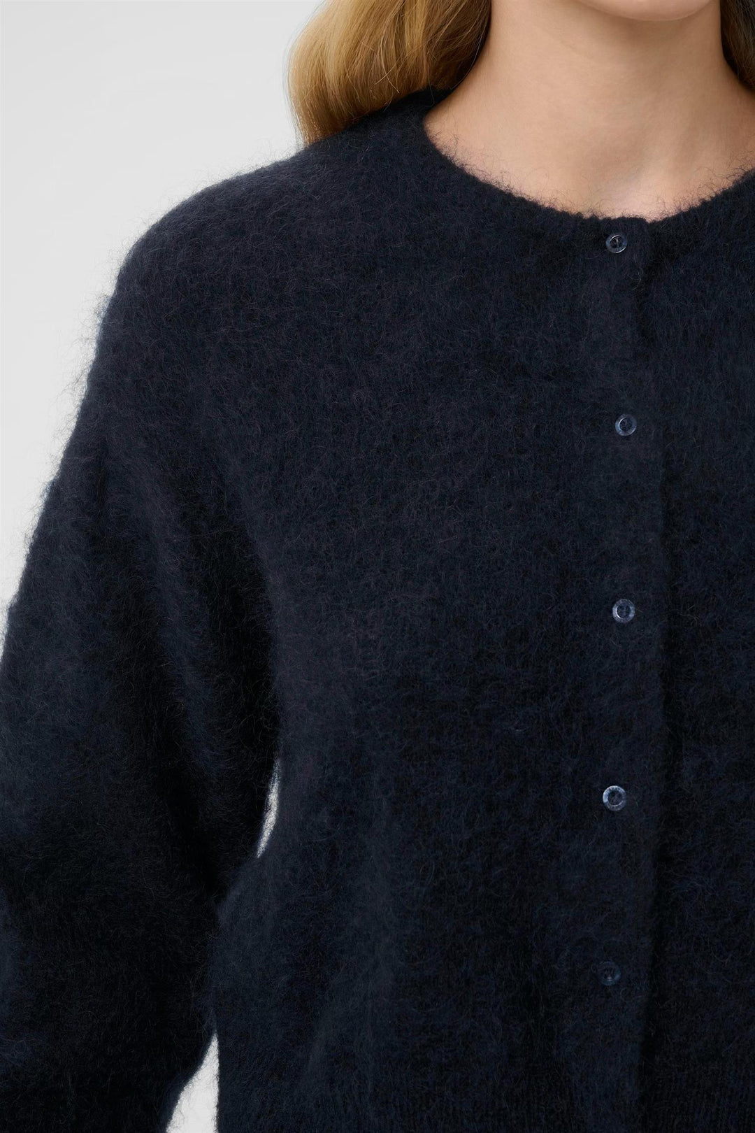 GZDEBBIE SHORT CARDIGAN  Skycaptain Mélange