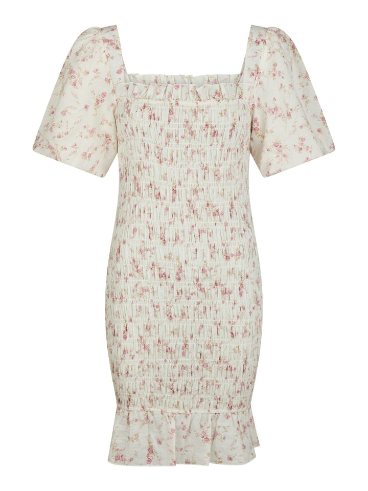 Edena Smock Dress  Dusty Rose