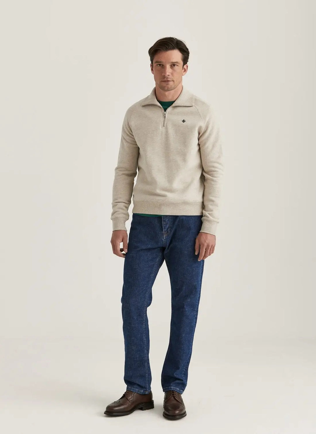 Maryon Half Zip Sweatshirt  Khaki