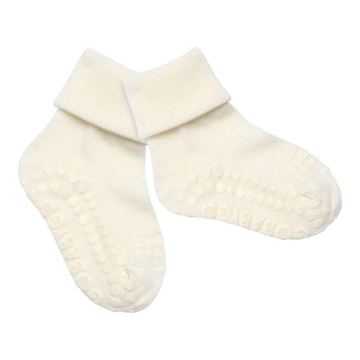 Non-Slip socks in Merino Wool  Snowflake