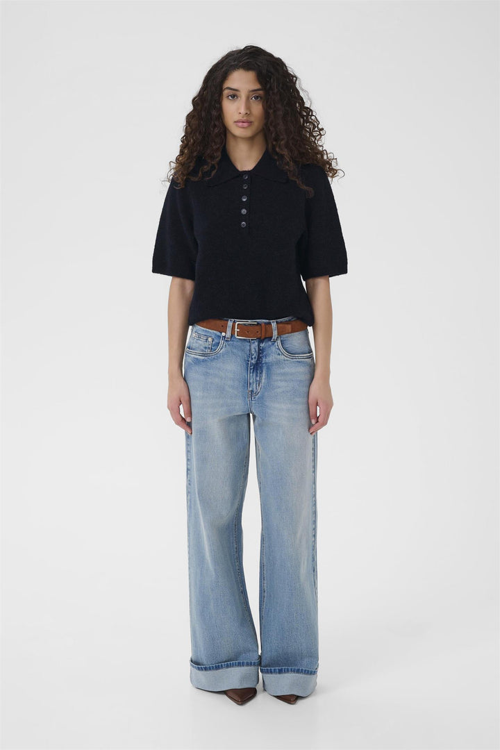 Gzalpha Ss Polo Pullover  Skycaptain Mélange