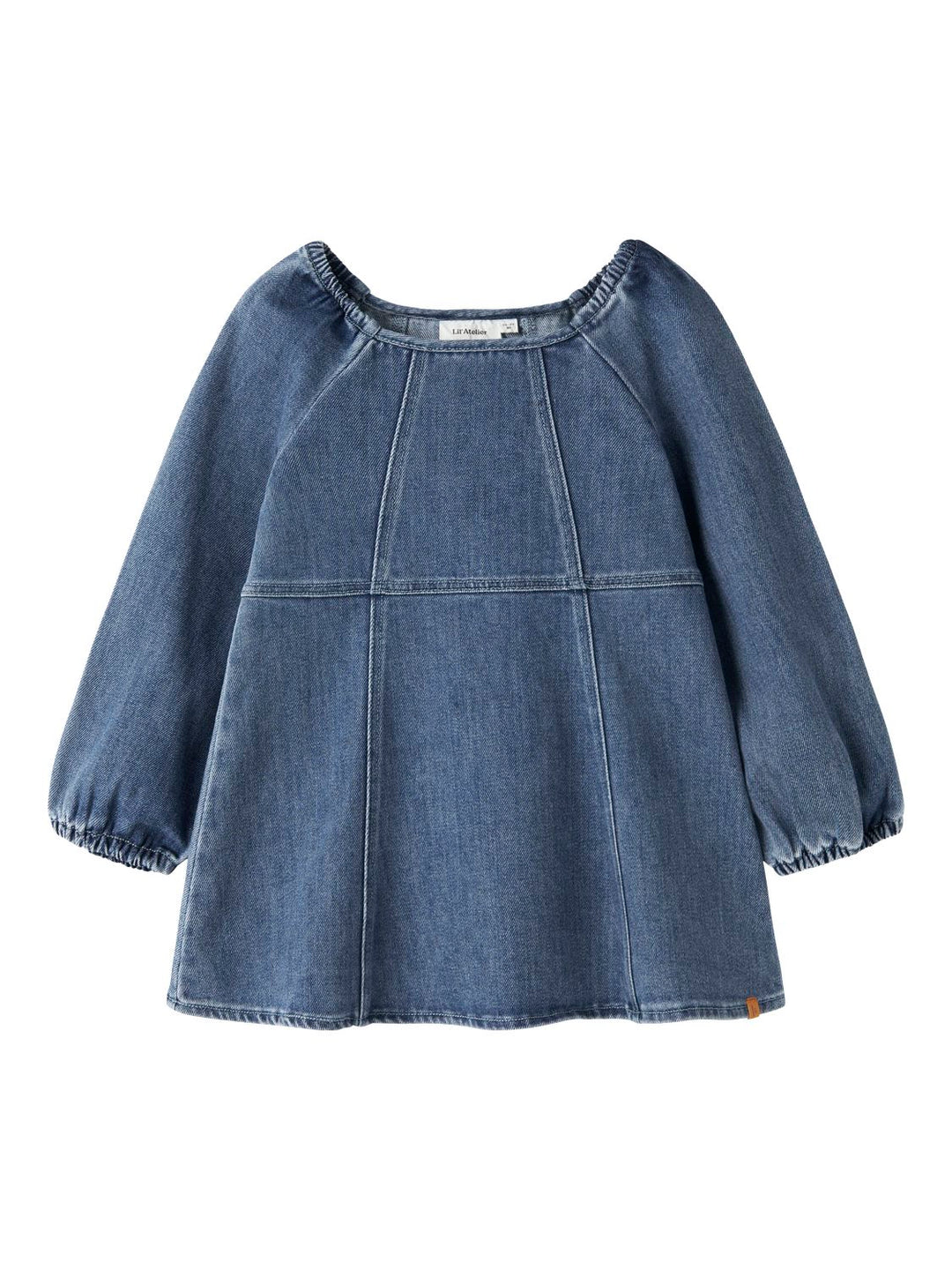 Obello Ls Loose Dnm Dress  Mørkeblå