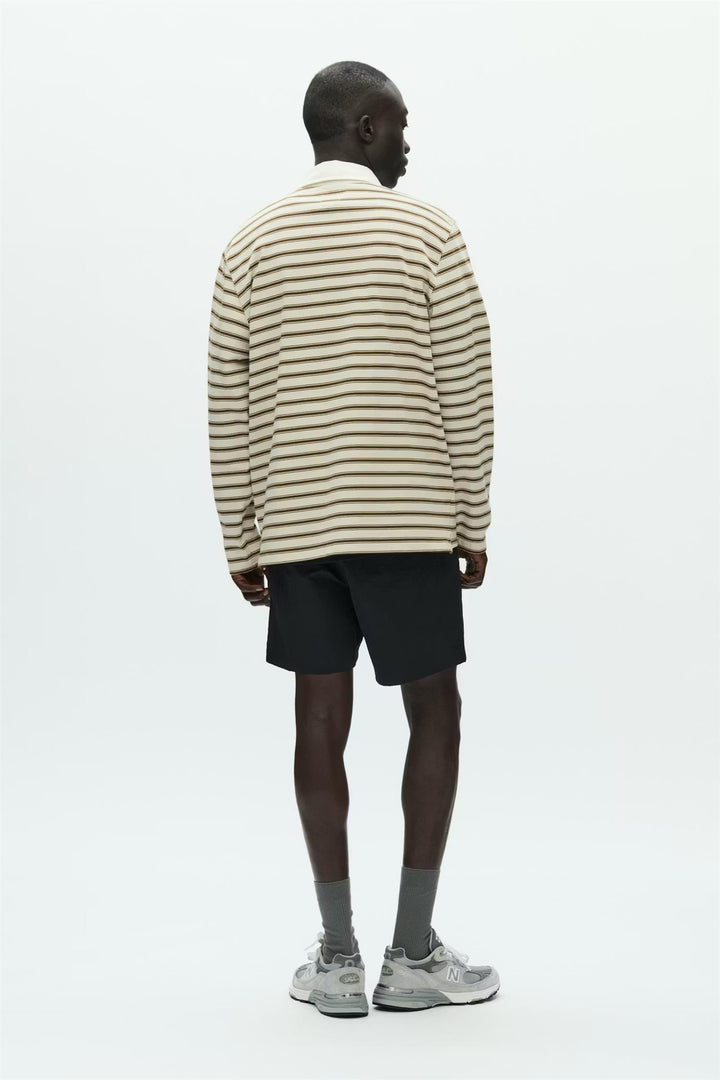 WWLandon polo 25215  Desert Palm Stripe