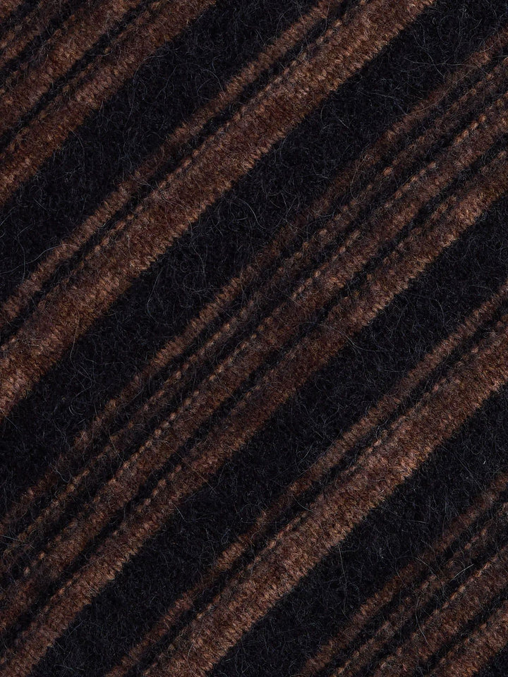 Olivia Wool Polo Sweater  Brown Mix