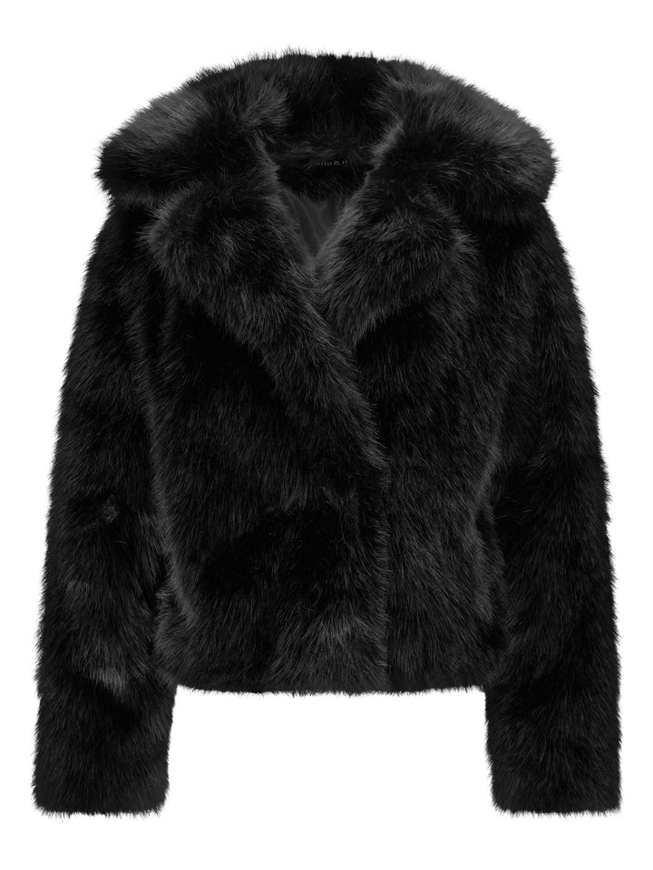 Sofia fake fur jacket  Black