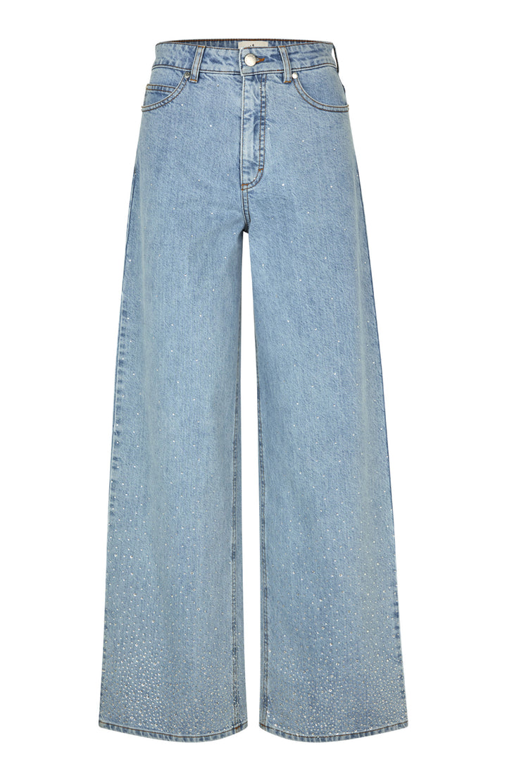 Abby  Light Rinse Rhinestone